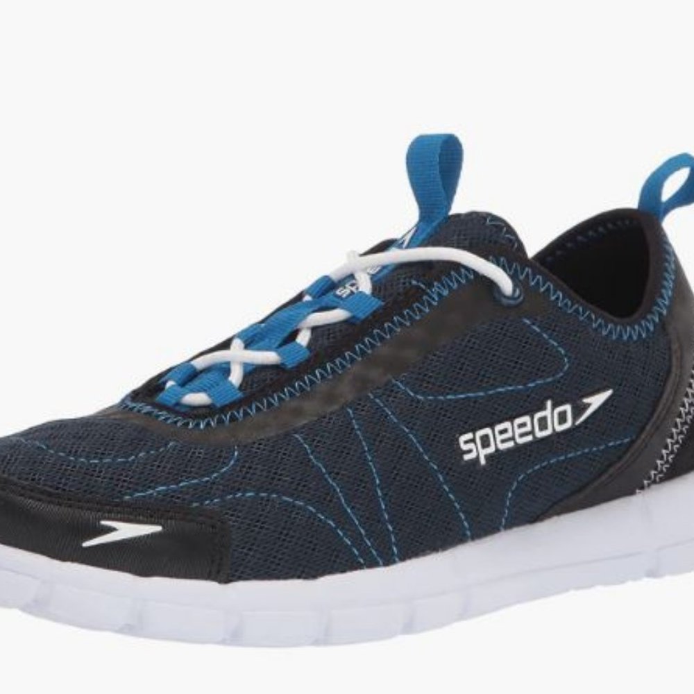 Brand NEW Speedo Men's Hybrid Watercross Water Land Shoes Navy/White Size 9